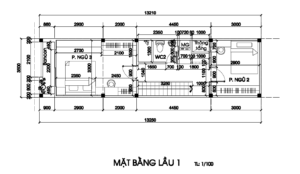 Mặt Bằng Lầu 1